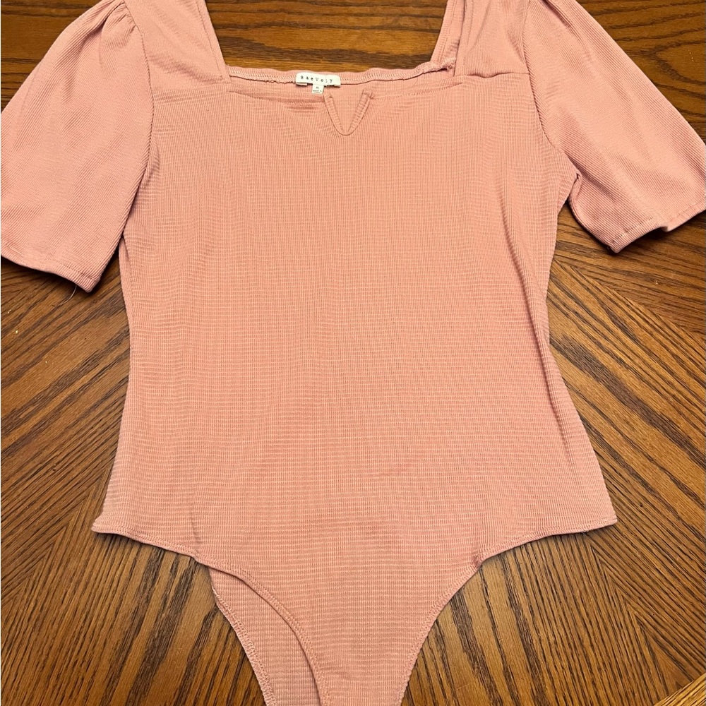 Pink Short Sleeve Bodysuit